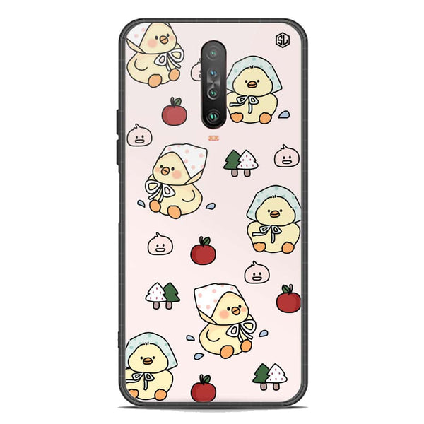 Cute Chic Series Soft Phone Case - Premium Glass Case - Design 2 - Xiaomi Poco X2