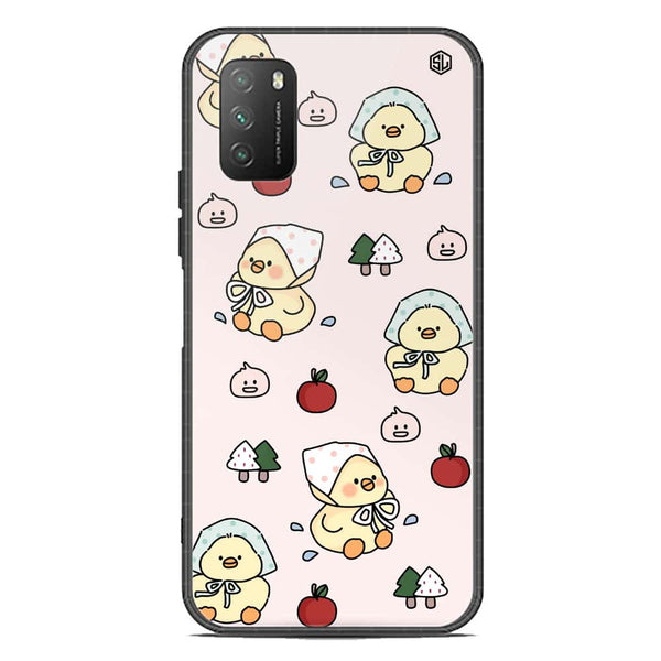 Cute Chic Series Soft Phone Case - Premium Glass Case - Design 2 - Xiaomi Poco M3