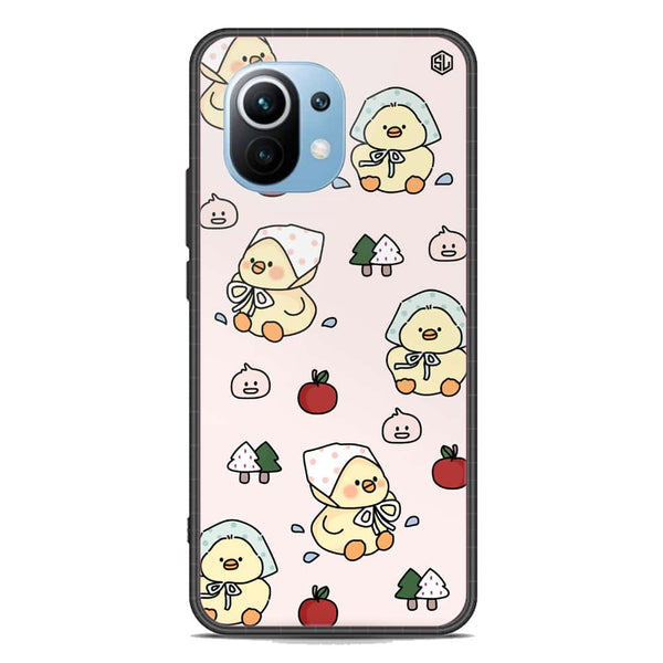 Cute Chic Series Soft Phone Case - Premium Glass Case - Design 2 - Xiaomi Mi 11