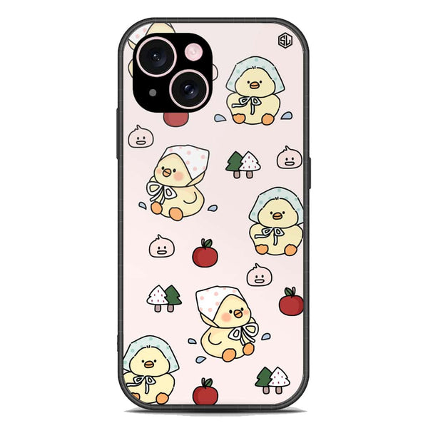 Cute Chic Series Soft Phone Case - Premium Glass Case - Design 2 - iPhone 15 Plus