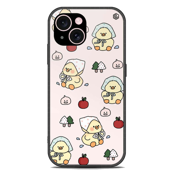 Cute Chic Series Soft Phone Case - Premium Glass Case - Design 2 - iPhone 15