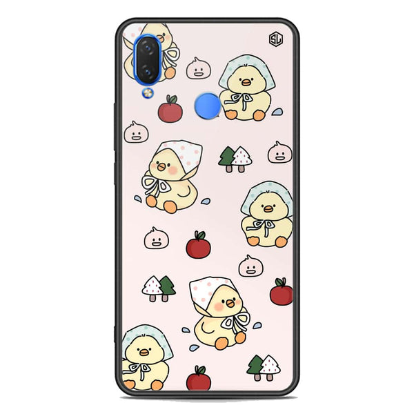 Cute Chic Series Soft Phone Case - Premium Glass Case - Design 2 - Huawei Nova 3