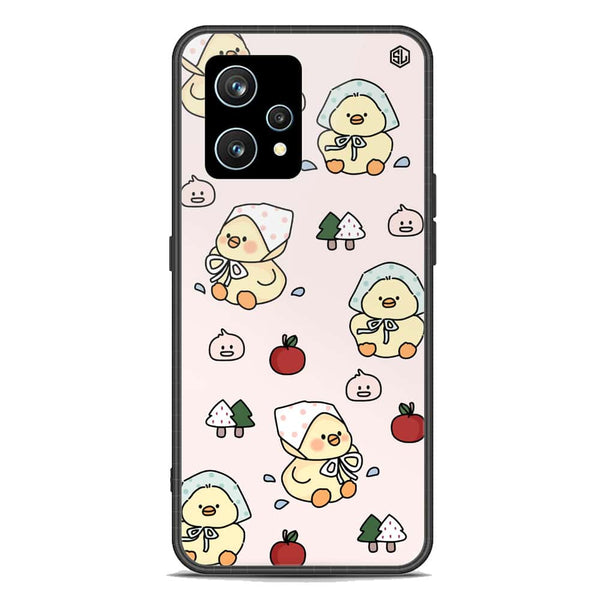 Cute Chic Series Soft Phone Case - Premium Glass Case - Design 2 - Realme 9 Pro Plus