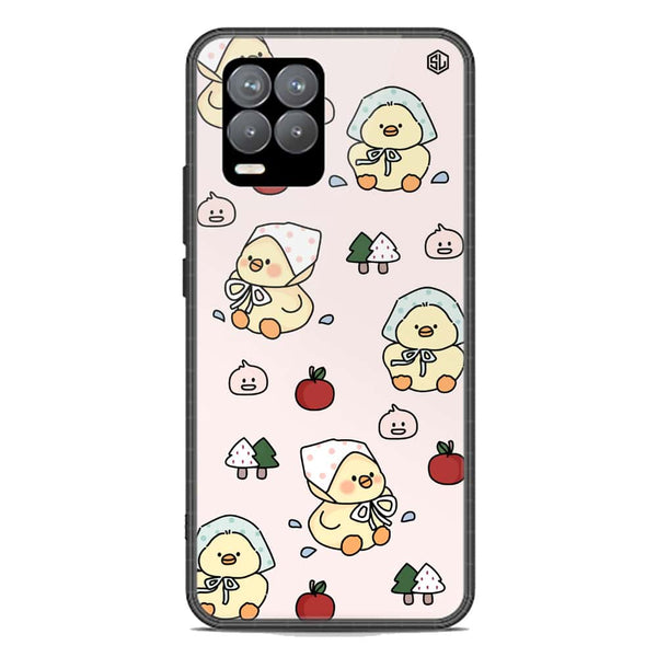 Cute Chic Series Soft Phone Case - Premium Glass Case - Design 2 - Realme 8