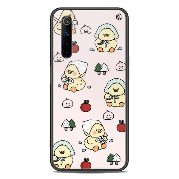 Cute Chic Series Soft Phone Case - Premium Glass Case - Design 2 - Realme 6