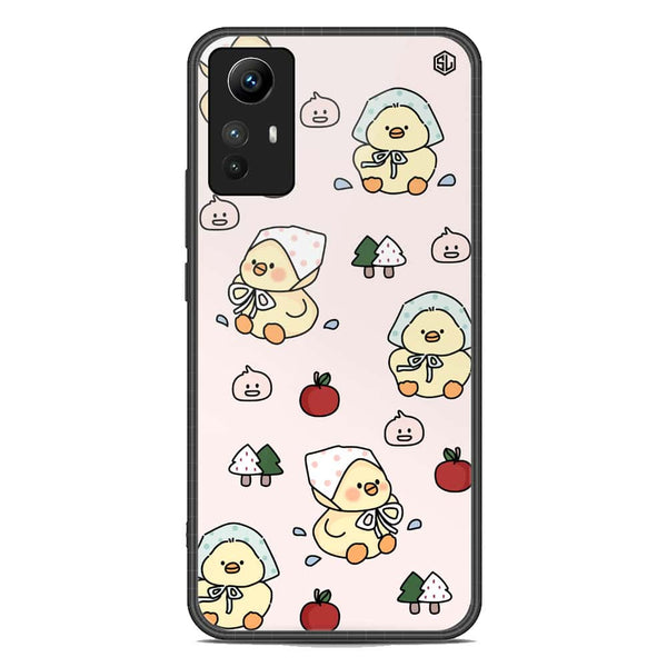 Cute Chic Series Soft Phone Case - Premium Glass Case - Design 2 - Xiaomi Redmi Note 12S