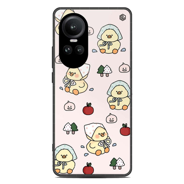 Cute Chic Series Soft Phone Case - Premium Glass Case - Design 2 - Oppo Reno 10 Pro