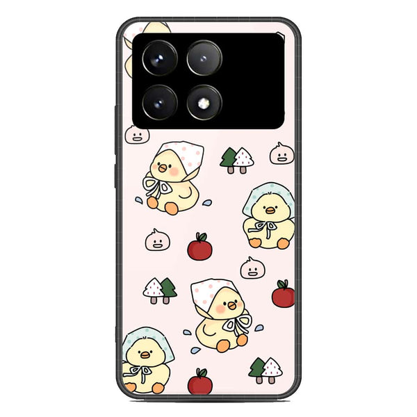 Cute Chic Series Soft Phone Case - Premium Glass Case - Design 2 - Xiaomi Poco X6 Pro