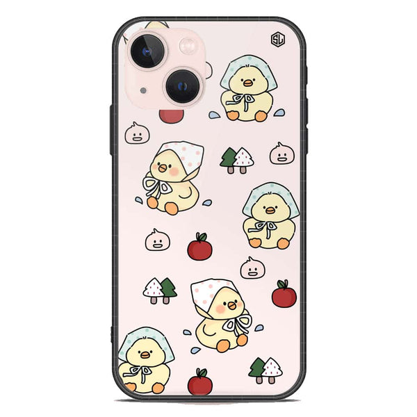 Cute Chic Series Soft Phone Case - Premium Glass Case - Design 2 - iPhone 14 Plus