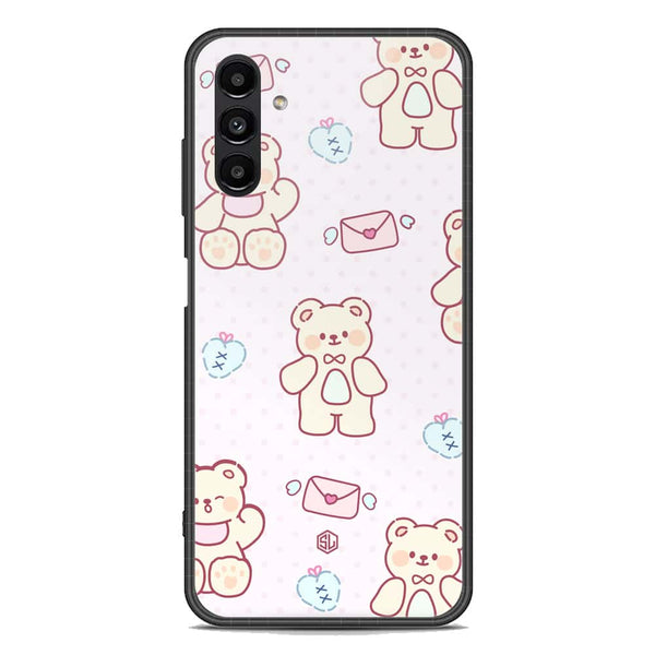 Cute Chic Series Soft Phone Case - Premium Glass Case - Design 3 - Samsung Galaxy A04s