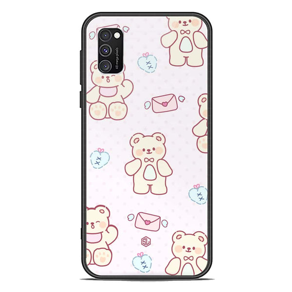 Cute Chic Series Soft Phone Case - Premium Glass Case - Design 3 - Samsung Galaxy A03s