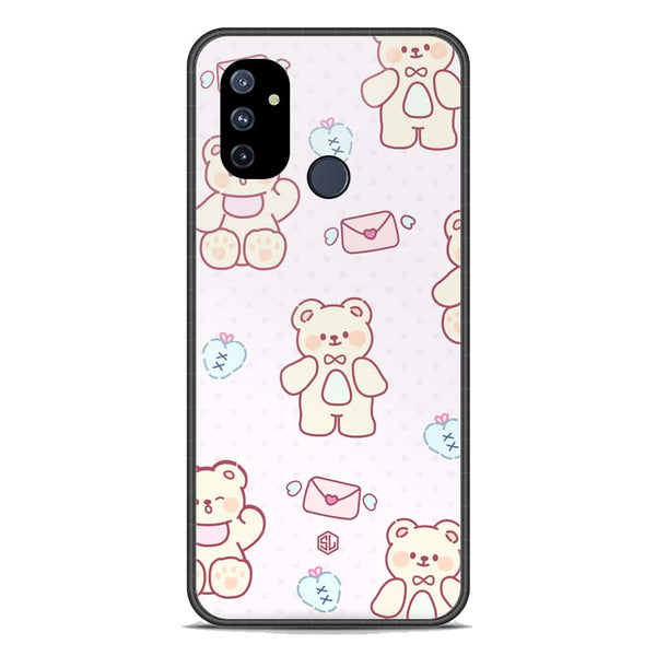 Cute Chic Series Soft Phone Case - Premium Glass Case - Design 3 - OnePlus Nord N100