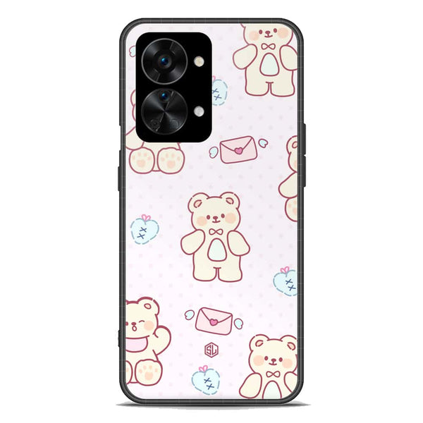 Cute Chic Series Soft Phone Case - Premium Glass Case - Design 3 - OnePlus Nord 2T