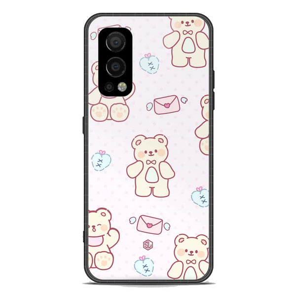 Cute Chic Series Soft Phone Case - Premium Glass Case - Design 3 - OnePlus Nord 2