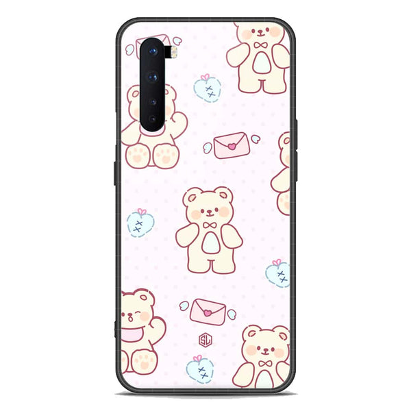 Cute Chic Series Soft Phone Case - Premium Glass Case - Design 3 - OnePlus Nord