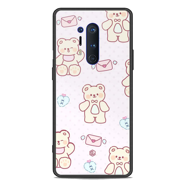 Cute Chic Series Soft Phone Case - Premium Glass Case - Design 3 - OnePlus 8 Pro