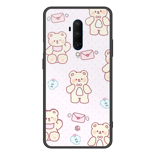 Cute Chic Series Soft Phone Case - Premium Glass Case - Design 3 - OnePlus 7T Pro