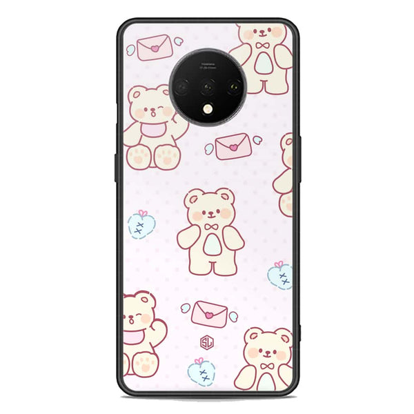 Cute Chic Series Soft Phone Case - Premium Glass Case - Design 3 - OnePlus 7T