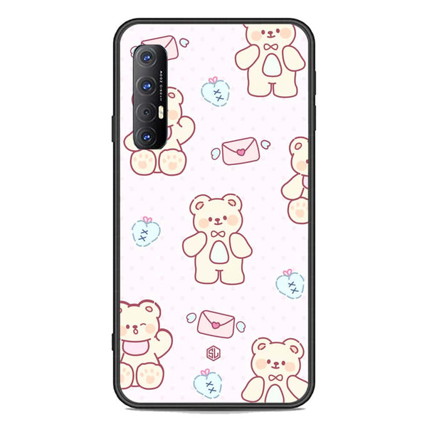 Cute Chic Series Soft Phone Case - Premium Glass Case - Design 3 - Oppo Reno 3 Pro