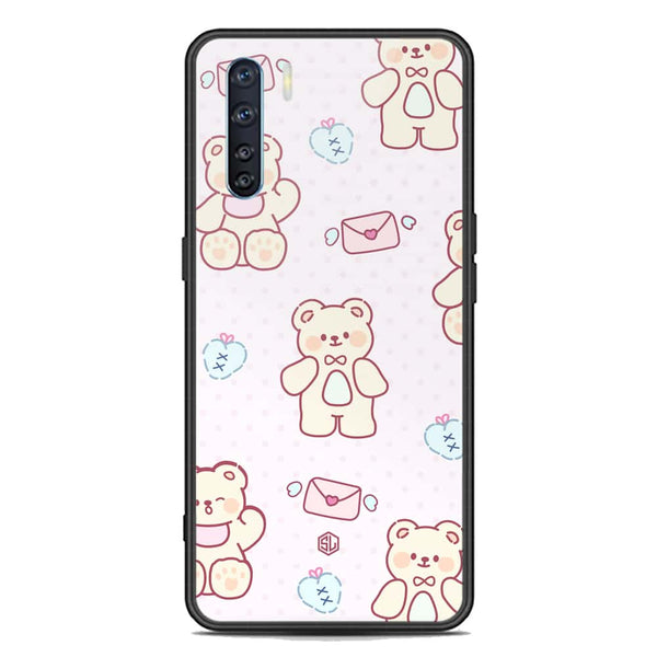 Cute Chic Series Soft Phone Case - Premium Glass Case - Design 3 - Oppo Reno 3 5G