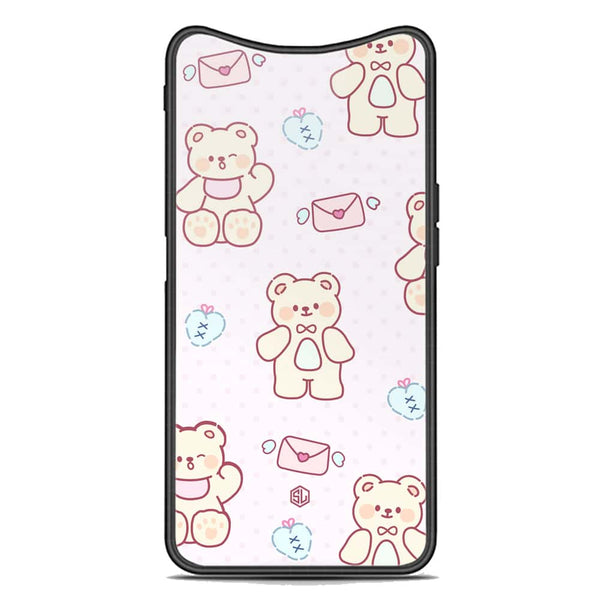 Cute Chic Series Soft Phone Case - Premium Glass Case - Design 3 - Oppo Find X