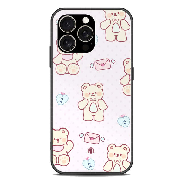 Cute Chic Series Soft Phone Case - Premium Glass Case - Design 3 - iPhone 15 Pro Max