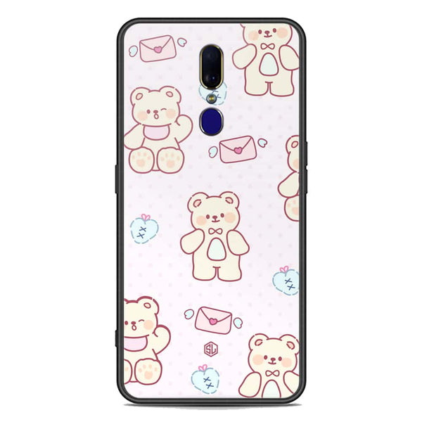 Cute Chic Series Soft Phone Case - Premium Glass Case - Design 3 - Oppo F11