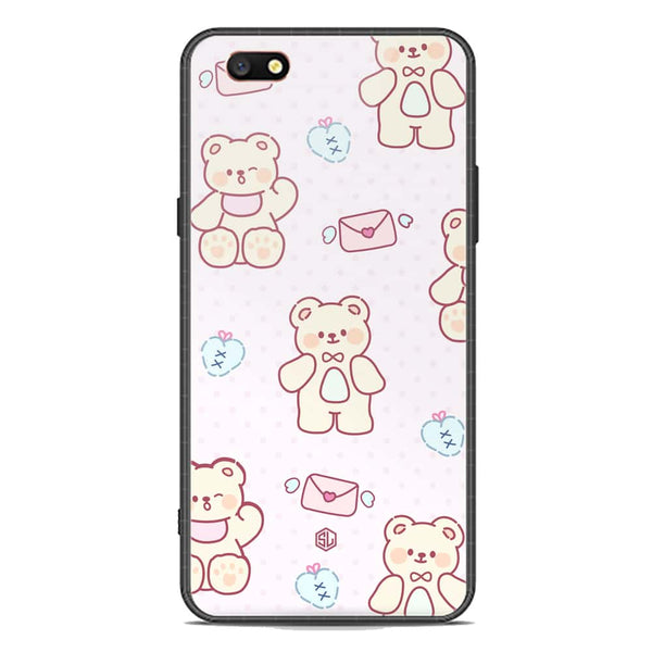 Cute Chic Series Soft Phone Case - Premium Glass Case - Design 3 - Oppo F3