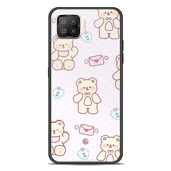 Cute Chic Series Soft Phone Case - Premium Glass Case - Design 3 - Oppo A93