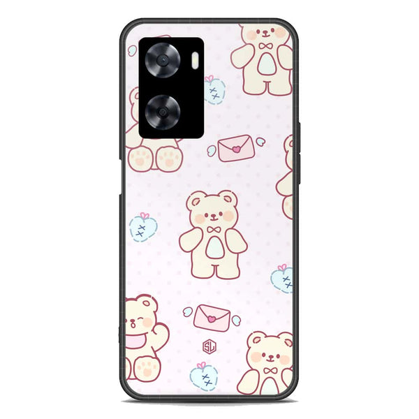 Cute Chic Series Soft Phone Case - Premium Glass Case - Design 3 - Oppo A77s