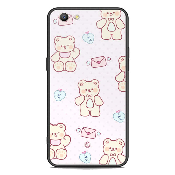 Cute Chic Series Soft Phone Case - Premium Glass Case - Design 3 - Oppo A59