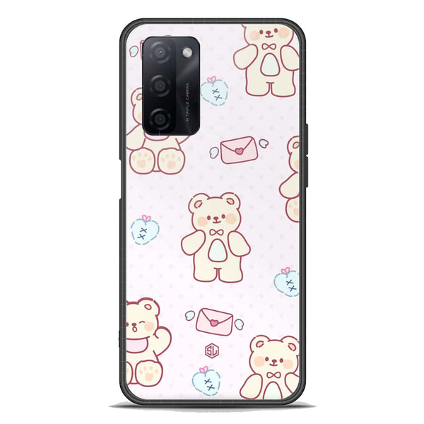 Cute Chic Series Soft Phone Case - Premium Glass Case - Design 3 - Oppo A55 5G