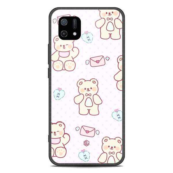 Cute Chic Series Soft Phone Case - Premium Glass Case - Design 3 - Oppo A16K