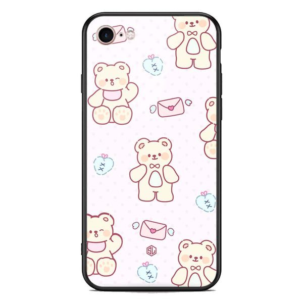 Cute Chic Series Soft Phone Case - Premium Glass Case - Design 3 - iPhone 8 / 7