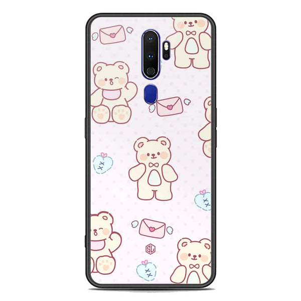 Cute Chic Series Soft Phone Case - Premium Glass Case - Design 3 - Oppo A9 2020