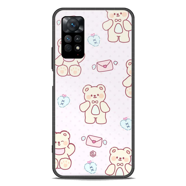 Cute Chic Series Soft Phone Case - Premium Glass Case - Design 3 - Xiaomi Redmi Note 11E Pro