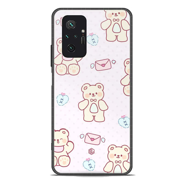 Cute Chic Series Soft Phone Case - Premium Glass Case - Design 3 - Xiaomi Redmi Note 10 Pro Max