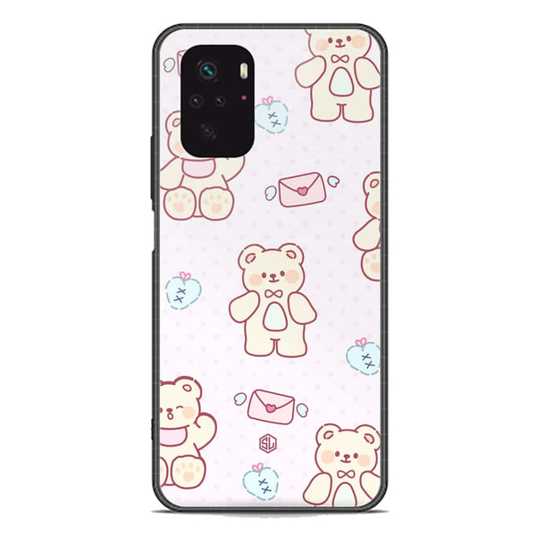 Cute Chic Series Soft Phone Case - Premium Glass Case - Design 3 - Xiaomi Redmi Note 10 4G