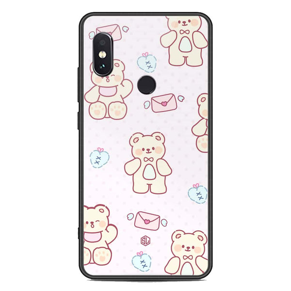 Cute Chic Series Soft Phone Case - Premium Glass Case - Design 3 - Xiaomi Redmi Note 5 Pro