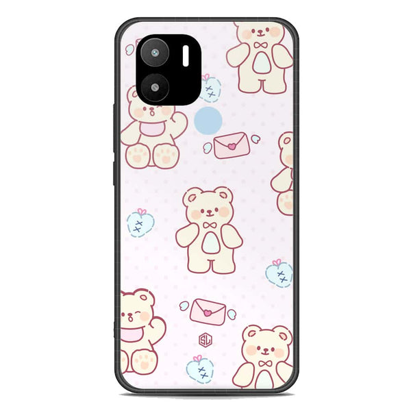 Cute Chic Series Soft Phone Case - Premium Glass Case - Design 3 - Xiaomi Redmi A1 Plus