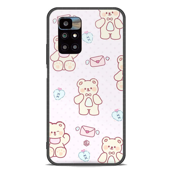 Cute Chic Series Soft Phone Case - Premium Glass Case - Design 3 - Xiaomi Redmi 10 Prime