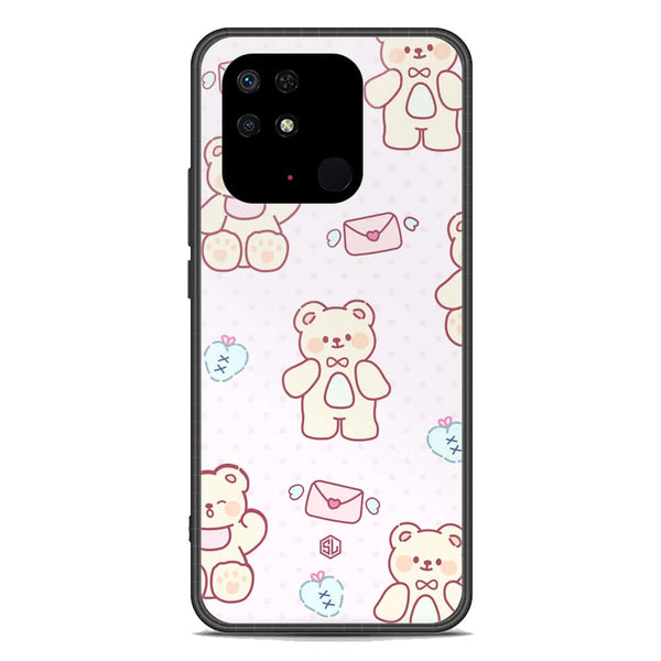 Cute Chic Series Soft Phone Case - Premium Glass Case - Design 3 - Xiaomi Redmi 10C