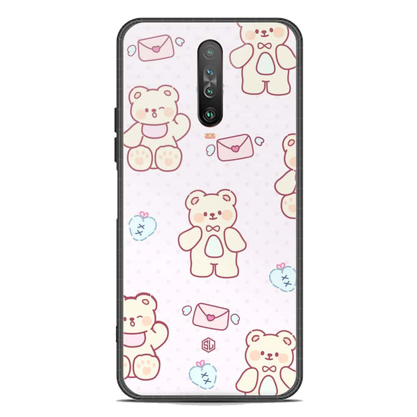 Cute Chic Series Soft Phone Case - Premium Glass Case - Design 3 - Xiaomi Poco X2