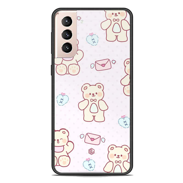 Cute Chic Series Soft Phone Case - Premium Glass Case - Design 3 - Samsung Galaxy S21 Plus 5G