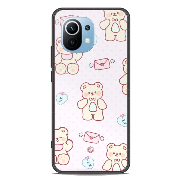 Cute Chic Series Soft Phone Case - Premium Glass Case - Design 3 - Xiaomi Mi 11