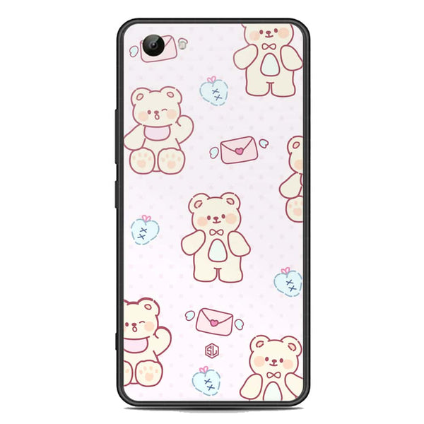 Cute Chic Series Soft Phone Case - Premium Glass Case - Design 3 - Vivo Y81