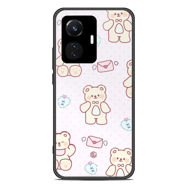 Cute Chic Series Soft Phone Case - Premium Glass Case - Design 3 - Vivo Y55 4G