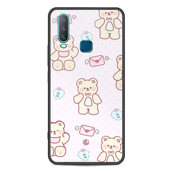 Cute Chic Series Soft Phone Case - Premium Glass Case - Design 3 - Vivo Y12