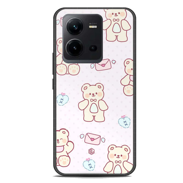 Cute Chic Series Soft Phone Case - Premium Glass Case - Design 3 - Vivo V25 5G