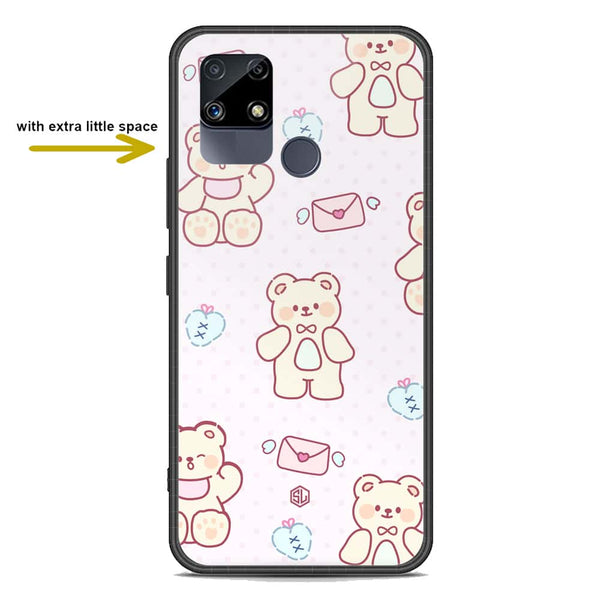 Cute Chic Series Soft Phone Case - Premium Glass Case - Design 3 - Realme Narzo 20